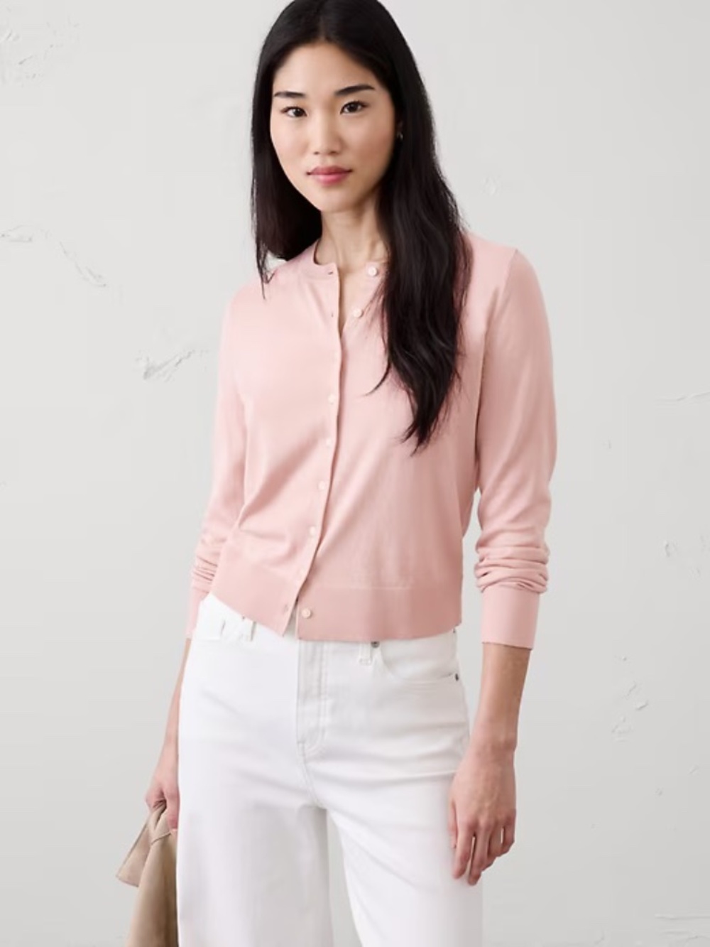 Banana Republic Forever Cardigan Sweater, pink, NWT